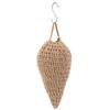 Crochet Wasp Nest Decoy Faux Hornets Nest Repellent with Hook Hanging Wasp Nest Decoy Wasp Nest Trap for Patio Yard