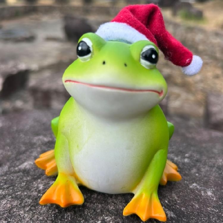 Artistic Frogs Statuette Sculpture Resin Construction Complement Succulents Gardens Farmhouses And Porch Decorations