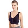 Sports Bra Front Zipper Push Up Bras Professional Shockproof Breathable Running Vest Wireless Yoga Lingerie For Women Underwear