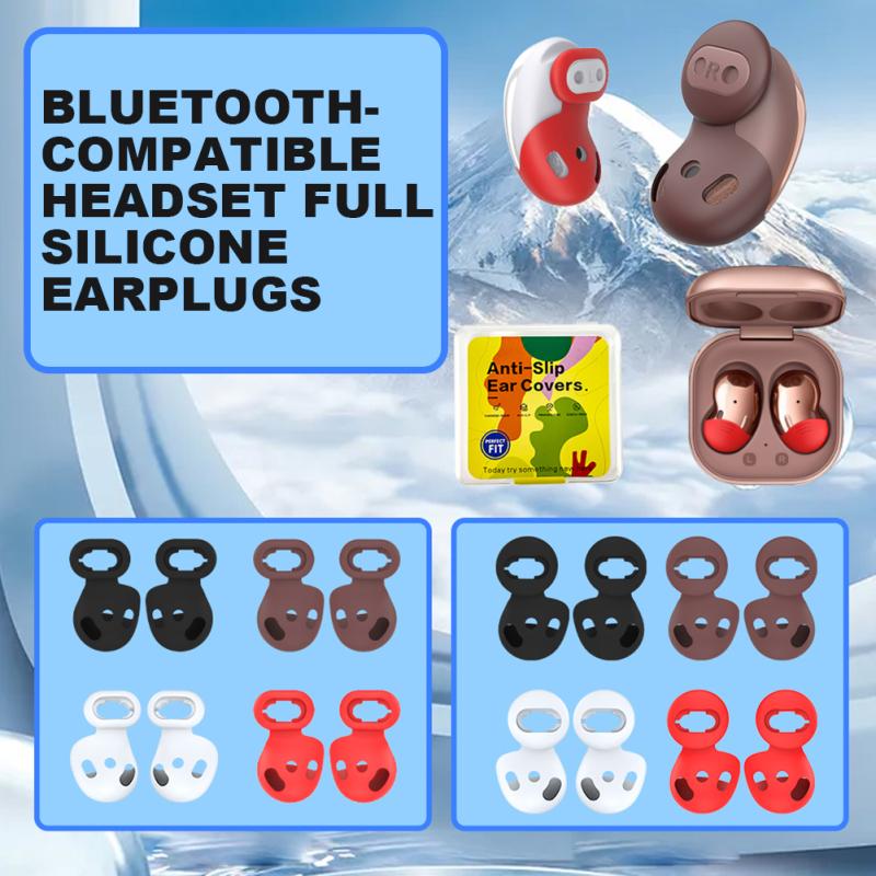 Silicone Earbud Case Cover Earplug Cap Replacement Dust Plugs Compatible For Samsung Galaxy Buds