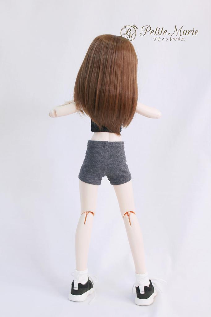 Petite Marie Scale BJD Dark Fits 40cm Fitness Casual Daily Fits BJD Dolls 1/3 Leggings, Gray, Dolls, 1/4 Length, Pants, Pants, Wear, [No.0154]