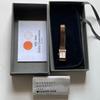 Used MARGARET HOWELL idea Margaret Howell Watch Square Pink Gold Mesh Belt