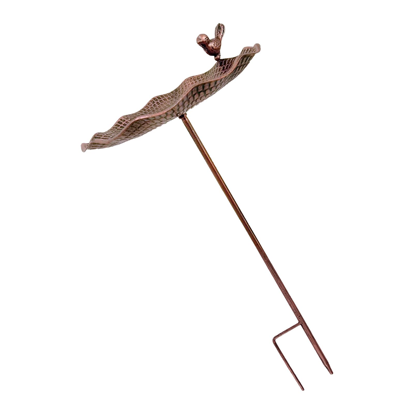 

Элегантная уличная садовая кормушка для птиц с железом, устойчивым к ржавчине, Зимостойкая поилка, Подходит для диких птиц