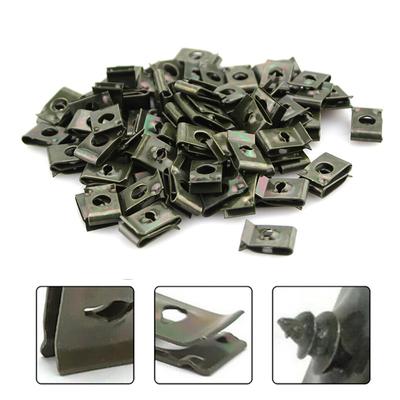 Motorcycle Car Scooter Moped Ebike Plastic Cover Metal Retainer Self-tapping Screw and Clips 20/10 Set/lot Moto Accessories