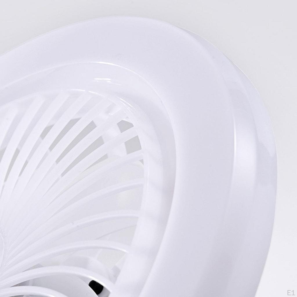 Ceiling Fan Light, Socket Light,Adjustable Wind Speeds with Remotes Control,3 Colors Adjustable