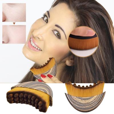 2Pcs Lymphatic Drainage Massage Brush Gentle Bristles Contour Massager Ergonomic Lymph Profile Brush Facial Sculpting Tool for Reduce Swelling