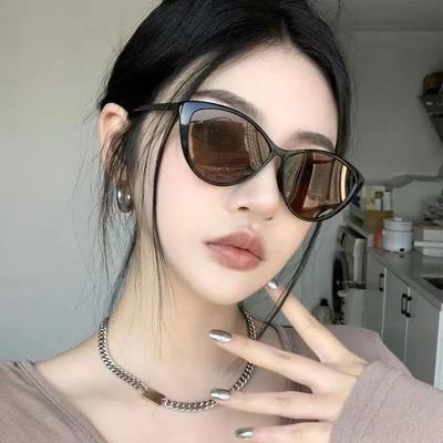New Women'S Cat Eye Sunglasses Fashion Women Outdoor Street Photo Sun Glasses Vintage Brand Designer Eyewear Uv400