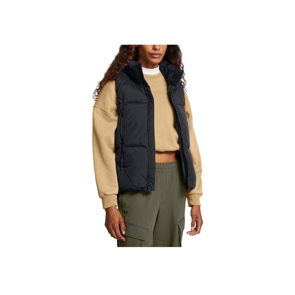Under Armour Cold Gear Waterproof Warm Comfortable Vest Women Vests Black 1384647-001
