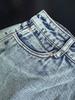 Shorts en jean déchirés taille haute à franges pour femmes style européen et américain 2024