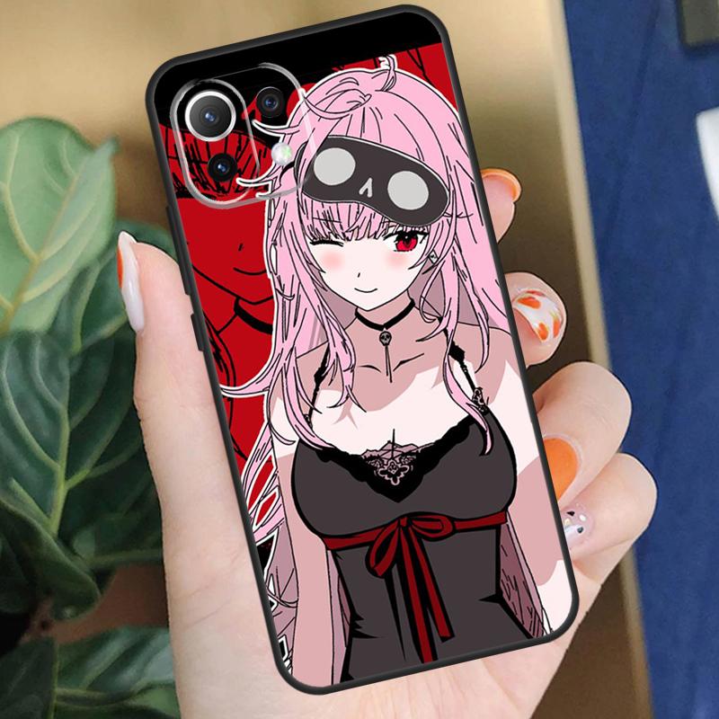 Calliope Mori Hololive Case For Xiaomi 15 14 Ultra 13T 14T 15T Pro 17 Pro Max POCO X7 X5 X6 F5 F6 F7 F8 Pro Coque