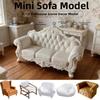Multistyles European Style Sofa Model Mini Living Room Furniture New Pretend Play Toys