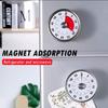 Countdown Reminder Magnetic Mechanical Visual Timers Classroom Baking Clock for Teaching Meeting Kitchen Cooking Baking Working