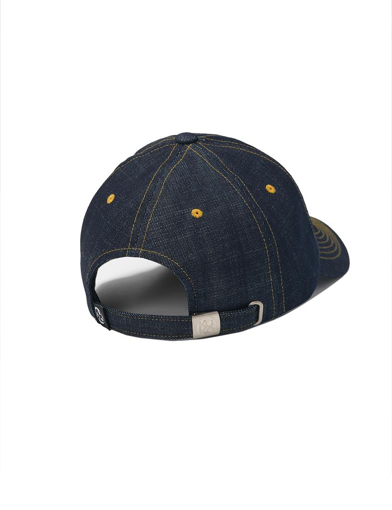 Kuko Symbol 6-Panel Ball Cap_Denim Orange