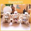 Bear Keychain Plush Toy With Pp Cotton Filling For Kids And Collectors