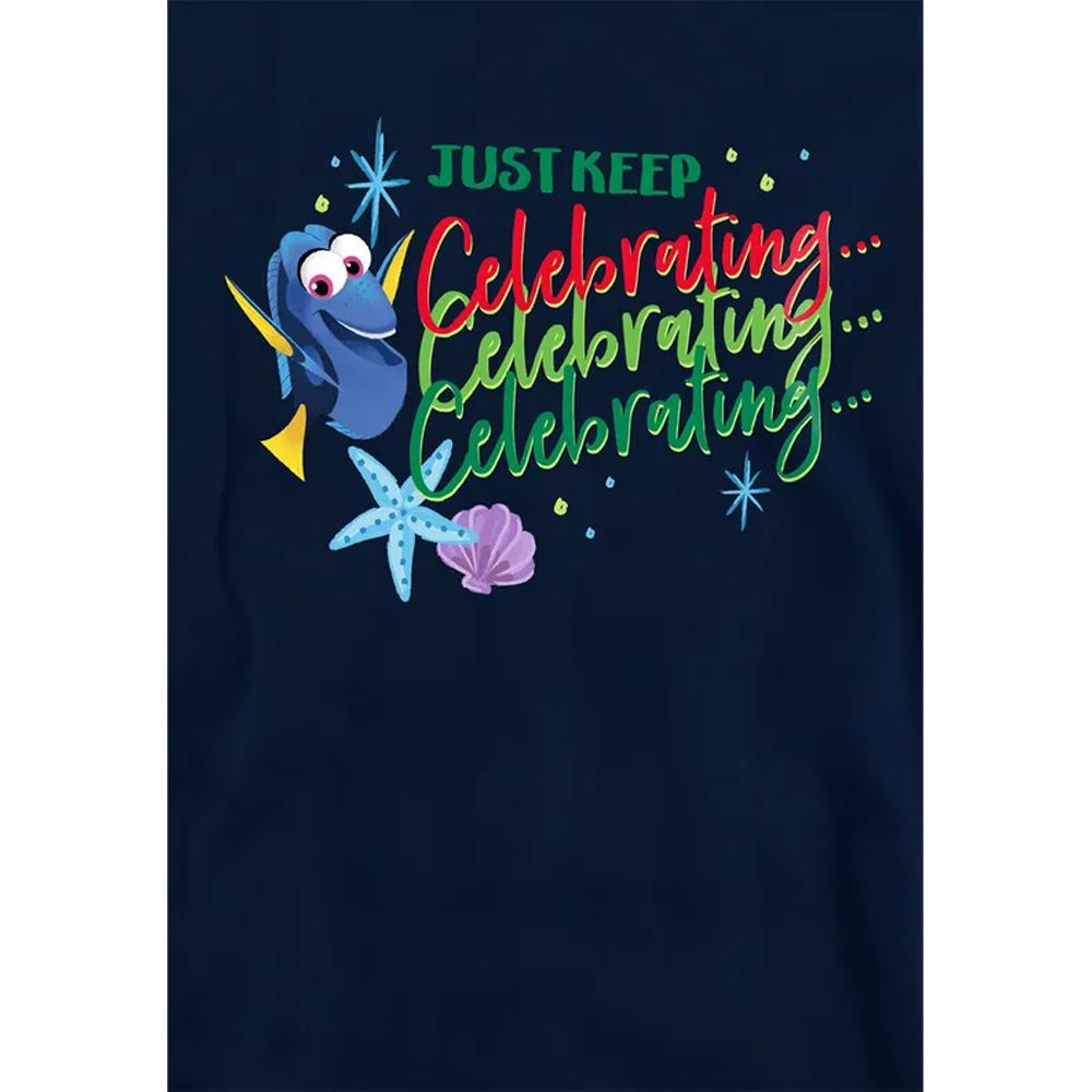 Finding Nemo Childrens/Kids Just Keep Celebrating Dory Christmas Hoodie