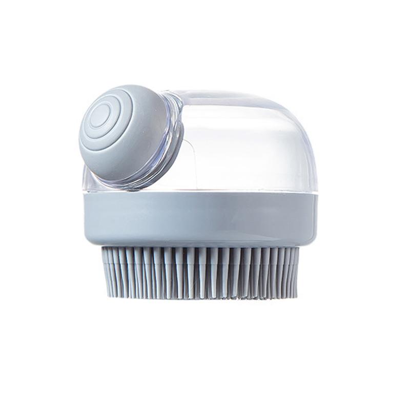 Dog Bath Brush Cat Comb Grooming Brush Pet Shower Brush Safety Silicone Comb With Shampoo Box For Dogs Cats Clean Bath Tools
