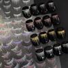 3D Lines Nail Stickers Silver Gold Metal Stripe Decals Curve Gel Nails Art Sliders Polish Manicure Decor Foils