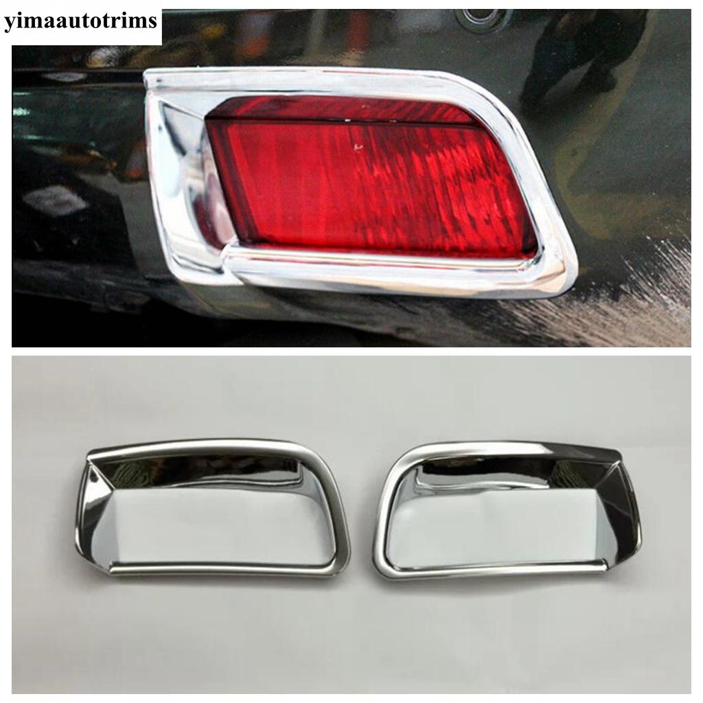 Front Rear Fog Lights Lamps Ring Cover Trim For Toyota Land Cruiser Prado FJ150 2014 - 2017 ABS Chrome Accessories Interior Kit