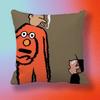 J-Jean Art J-Jullien   Pillow cover gift High definition digital printing,Surprise vivid pattern Household.