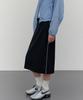 CITTA Piping Trackline Tailored Skirt_Cts612 (Navy)
