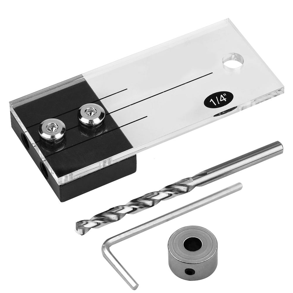 

Набор сверл для карманных отверстий, направляющая для сверления отверстий под дюбель, локатор, инструмент для деревообработки