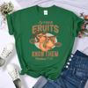 Summer Fresh Fruits Orange 3D Print T-Shirt Women Summer O-Neck T Shirts Breathable Soft Streetwear All-Match Hip Hop Woman Short Sleeve