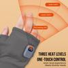 Rechargeable USB Fingerless Electric Heated Gloves 3 Heating Levels Electric Hand Warmers Thermal Gloves for Indoor Outdoor Use