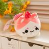 20cm Bunte Plüschkatzen Cartoon Pfirsichkatze Plüschtiere Weiches Spielzeug Niedliche Miau Katze Stoffpuppe Kawaii Dekoration Mädchen Junge Geburtstagsgeschenk