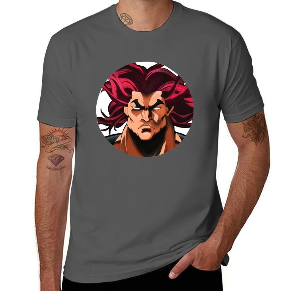 Baki  Yujiro Hanma badass fanart TShirt Creative Graphic Tee Shirt