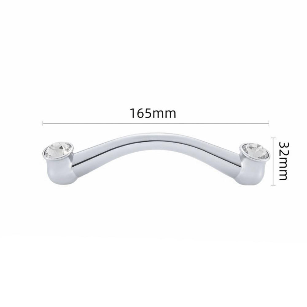 Gold Finish Cabinet Handles Zinc Alloy Wardrobe Handles Elegant Furniture Hardware Shoebox Storage
