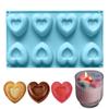 Heart Shaped Silicone Cake Mold Heart Chocolate Pastry Molds DIY Baking Decoration Kitchen Ice Cubes Crystal Epoxy Mould