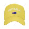 Baseball Cap Australia EST Independence Day Wild Sun Shade Peaked Adjustable Outdoor Caps