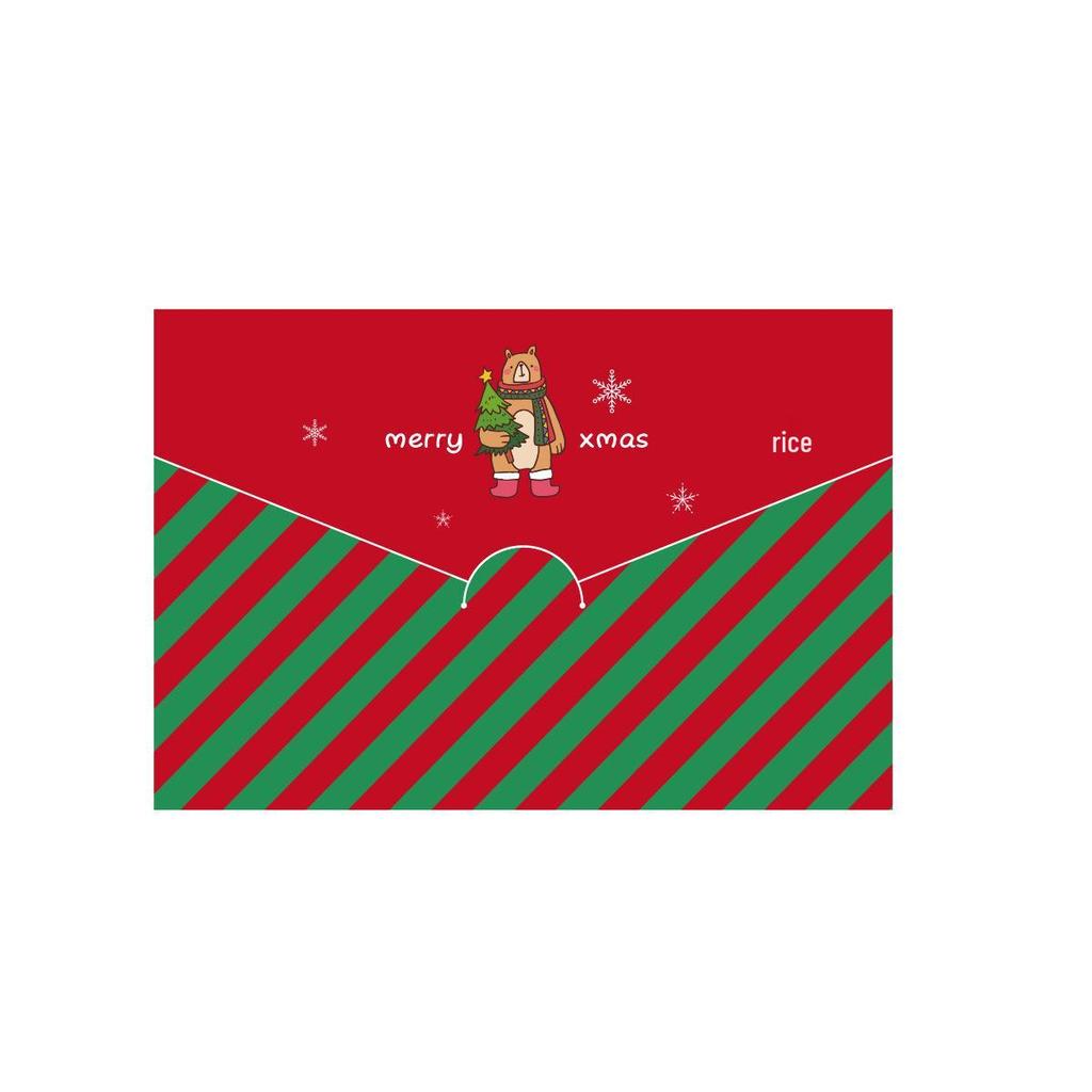 2025 Christmas Holiday Greeting and Thank You Card with Envelope - Merry Christmas Blessing