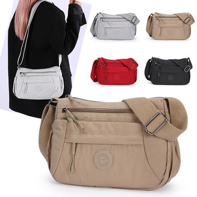 Multi-Layer Lightweight Crossbody Bag Women's Shoulder Bag Middle-Aged Mother Bag