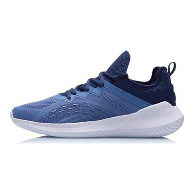 Li Ning Cushioning Slip Resistant Abrasion Resistant Low Top Running Shoes Men's Jiang Aqua Blue ARHP101-2