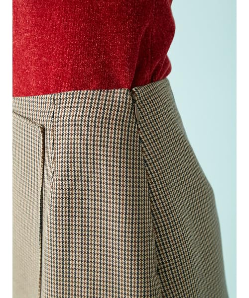 Variation Wrap Mini Skirt LWFS254077CHECK0