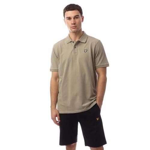 Lyle & Scott Mens Plain Natural Dyed Polo Shirt