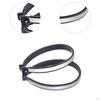 2 pezzi clip per pantaloni da ciclismo clip per pantaloni da bicicletta, fascia per caviglia gamba pantalone ad alta visibilità