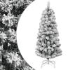 VidaXL Künstlicher Weihnachtsbaum Klappbar Beschneit 120 cm