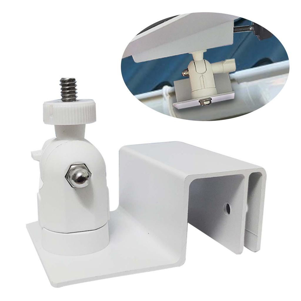 Takrännefäste för Mini-parabol Justerbart Vinkelparabol Takrännefäste med Adapter i Aluminiumlegering