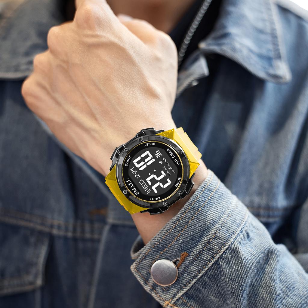 Digital Watches LED 50m Waterproof Sport Watch 8112 Alarm Clock Digital Watch Military Army Stopwatch Men's Wristwatches