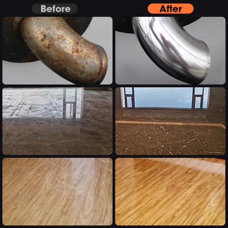 Anti Still Polishing Discs with Enhanced Contact Area 125MM Grinder Attachment Polishing Disc set for Oxidation Removal