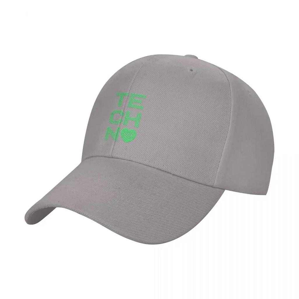 Techno Music Love Baseball Cap Hat Unisex Hats for Unisex Luxury Unisex Cap Beach Hat Unisexs Luxury Womens