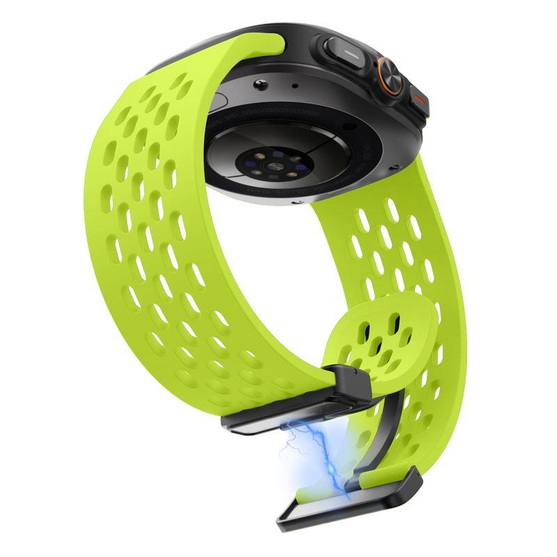 Silikonarmband für Samsung Galaxy Watch Ultra-Armband, weich, atmend, wasserdicht, für Galaxy Watch Ultra 47 mm Armband