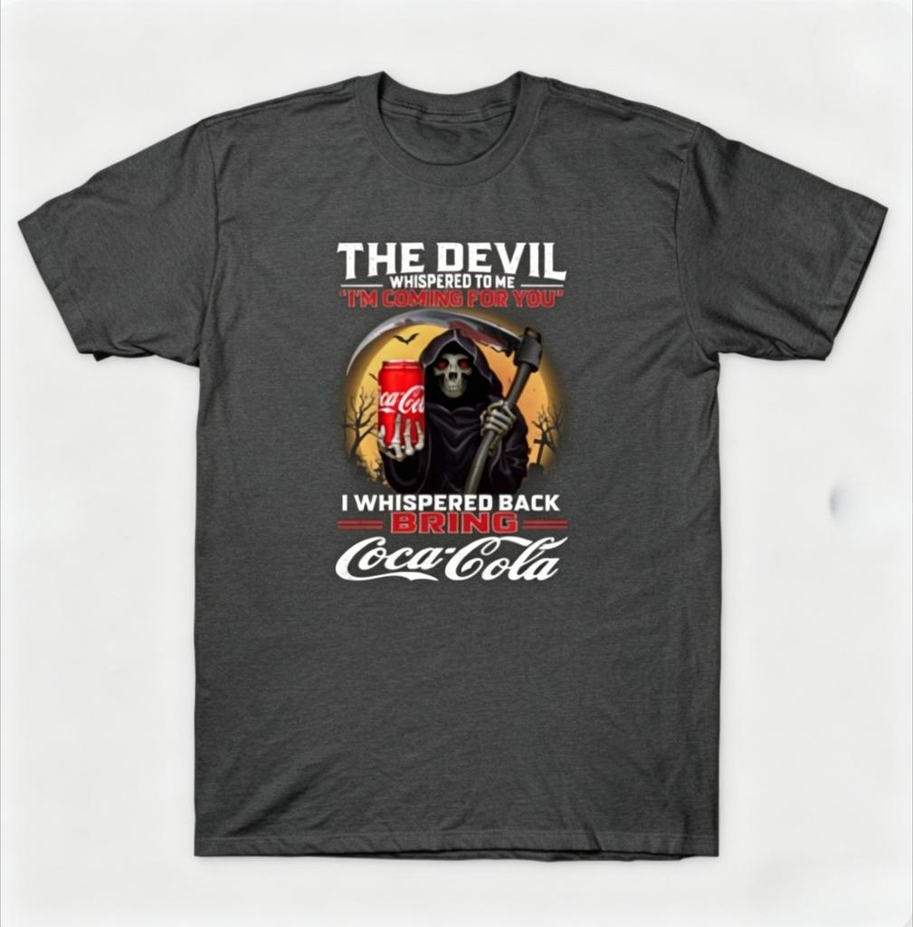 summer Grim Reaper Diet Coke Parody Soda Lover Dark Comedy TShirt Unisex Casual and Comfortable Tshirt Streetwear