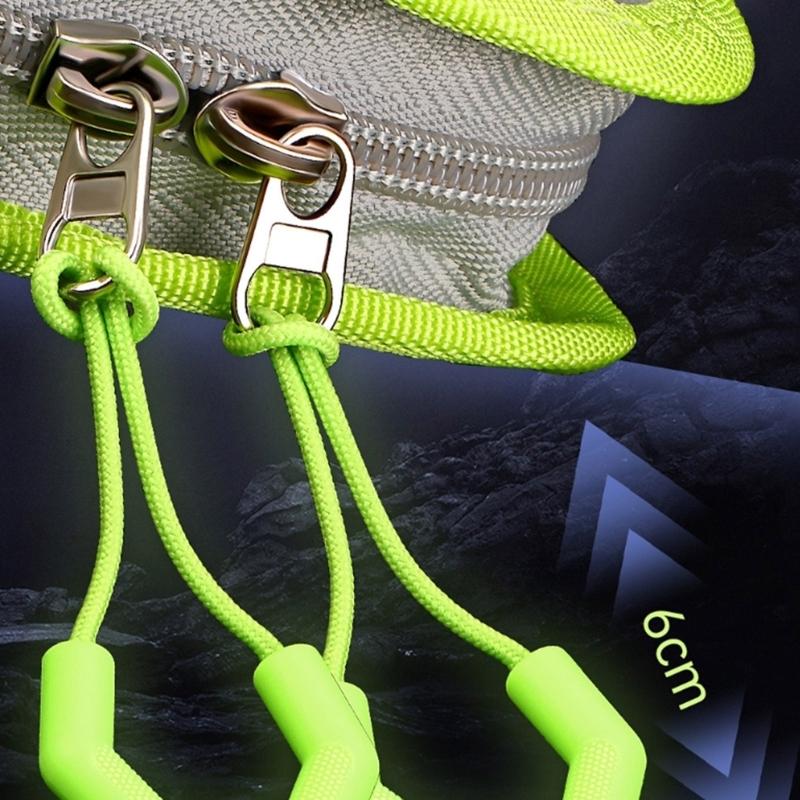 Clear Squid Jig Lure Hook Storage Case with 2 Way Zippers Portable Fishing Lures Bag for Squid Hook Baits 6 Compartment