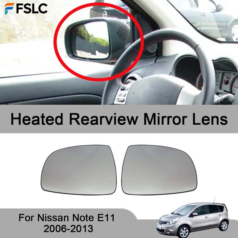 Cars Accessories Heated Rearview Mirror Lens For Nissan Note E11 2006-2013 Car Rearview Accessories Car Upgrade