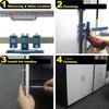 Punch Locator Drill Guide Kit Cabinet Hardware Locator Woodworking Tool Ruler Assistant Installation Tool