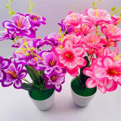Fake Flower Decor Simulated No Withering Colorful Assorted Mini Artificial Flower Bonsai