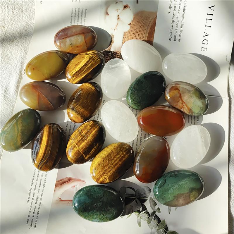 Natürlicher Kristall Handstein Hohe Qualität Trommelsteine Energie Reiki Quarz Edelstein Für Geschenke